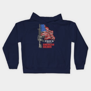 American solider proud Kids Hoodie